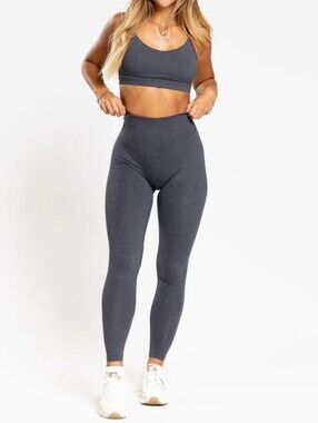 Ptula Bare Blue Sports Bra and High-Waist Leggings Set